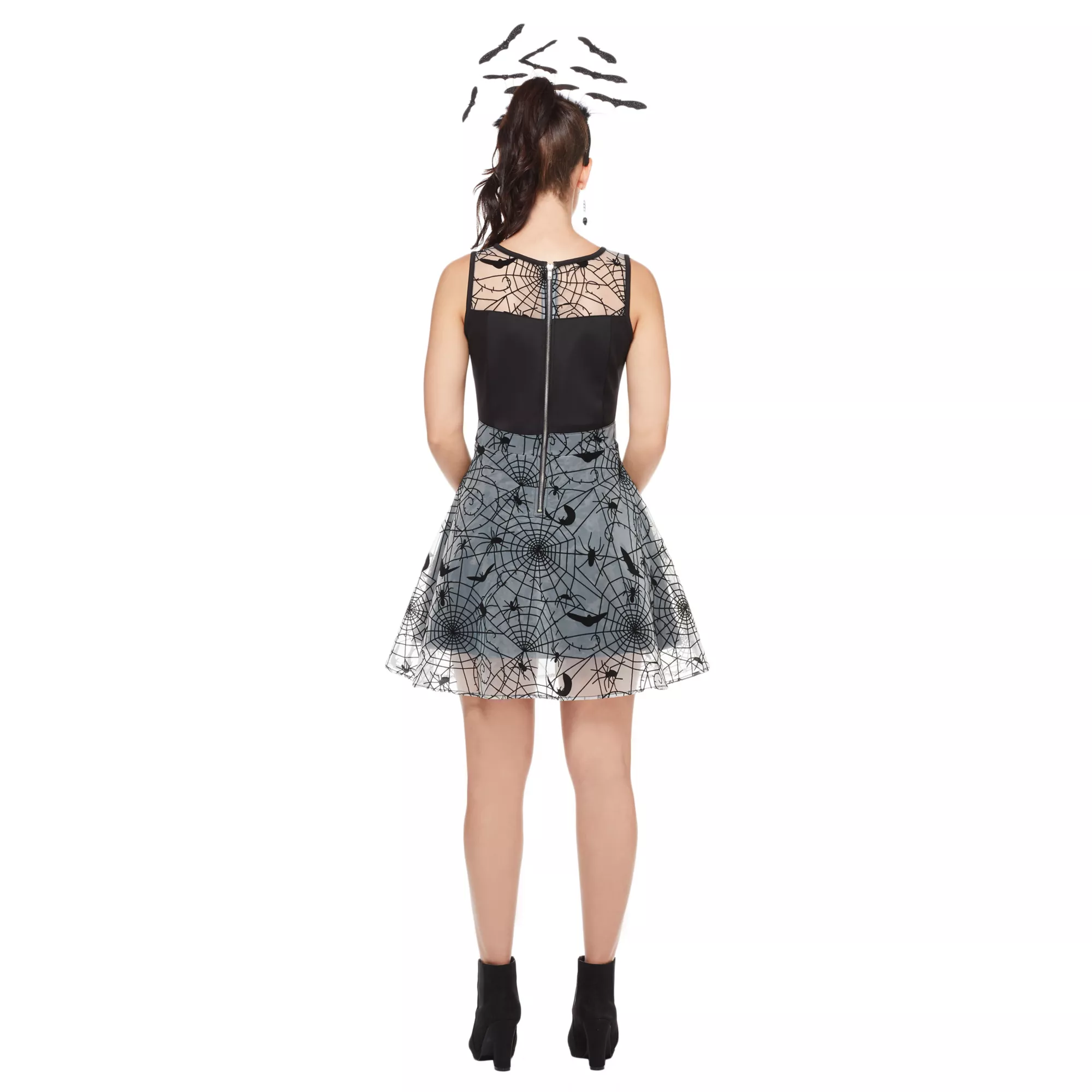 Black Bat and Spider Dress at Spirit Halloween