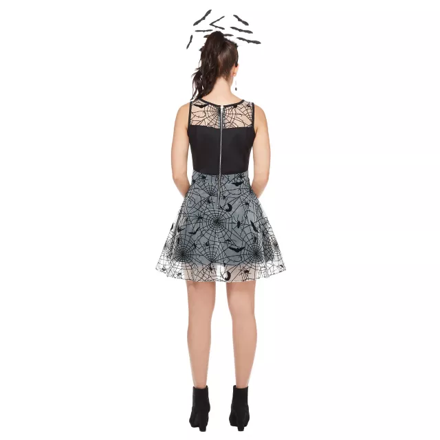 Black Bat and Spider Dress at Spirit Halloween