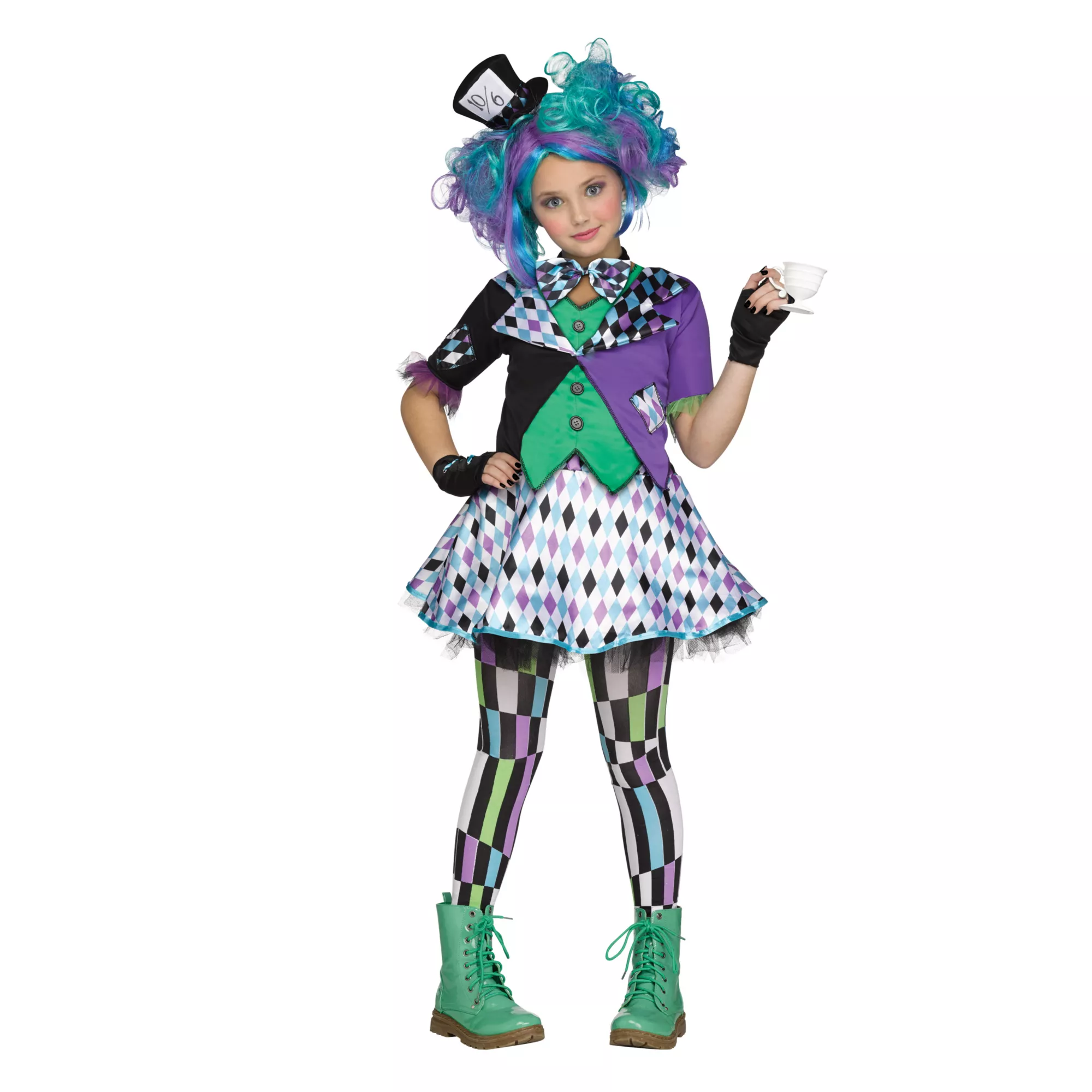 Kids Mad Hatter Dress Costume at Spirit Halloween