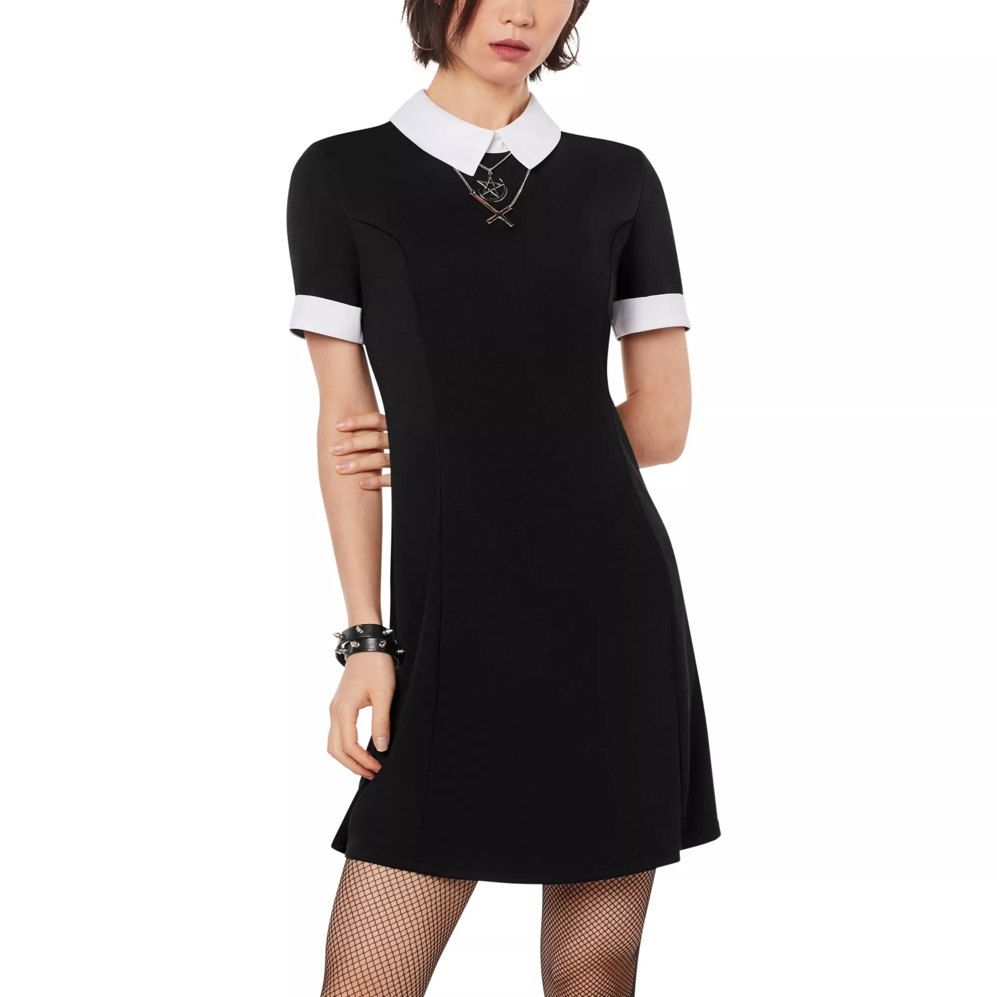 Black Collared Dress at Spirit Halloween