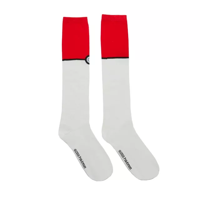 Pokémon Pokéball Knee High Socks at Spirit Halloween