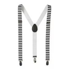 Black and White Striped Suspenders at Spirit Halloween