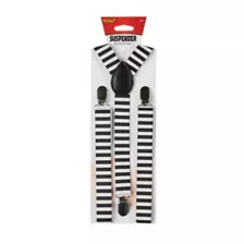 Black and White Striped Suspenders at Spirit Halloween