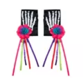Decorated Skeleton Fingerless Gloves at Spirit Halloween