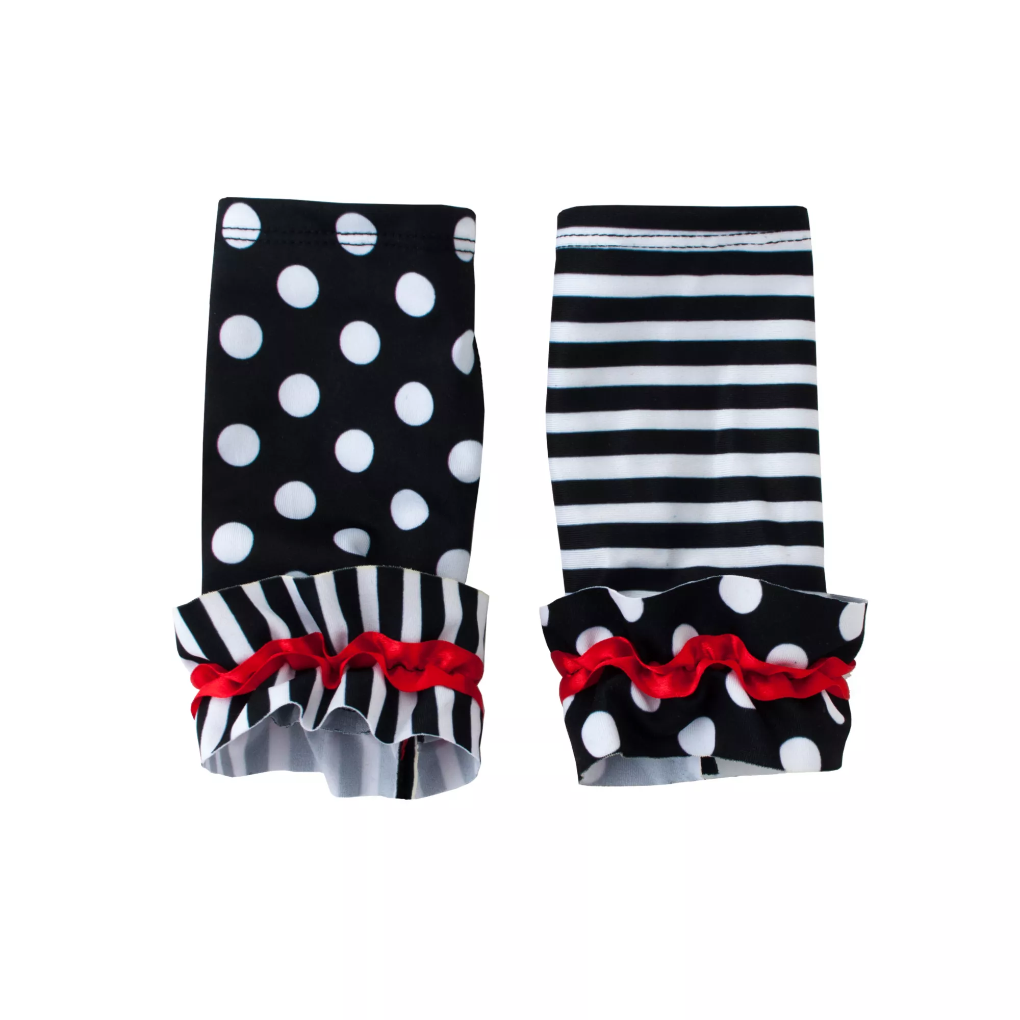 Black and White Mismatched Gloves at Spirit Halloween