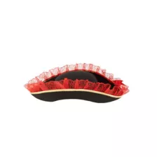 Red Lace Pirate Hat at Spirit Halloween
