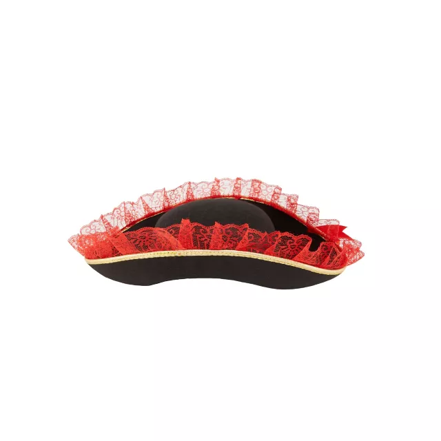 Red Lace Pirate Hat at Spirit Halloween