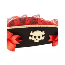 Red Lace Pirate Hat at Spirit Halloween