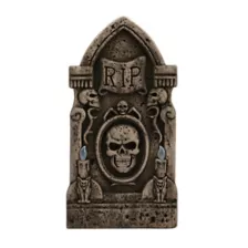 Light-Up Skull Tombstone at Spirit Halloween