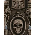 Light-Up Skull Tombstone at Spirit Halloween