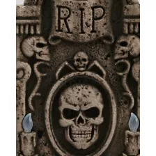 Light-Up Skull Tombstone at Spirit Halloween