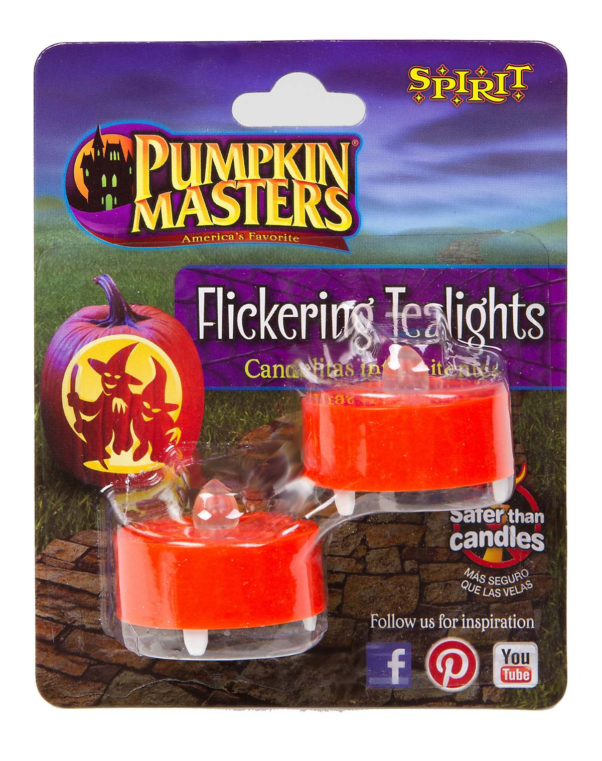 Flickering Pumpkin Tealights