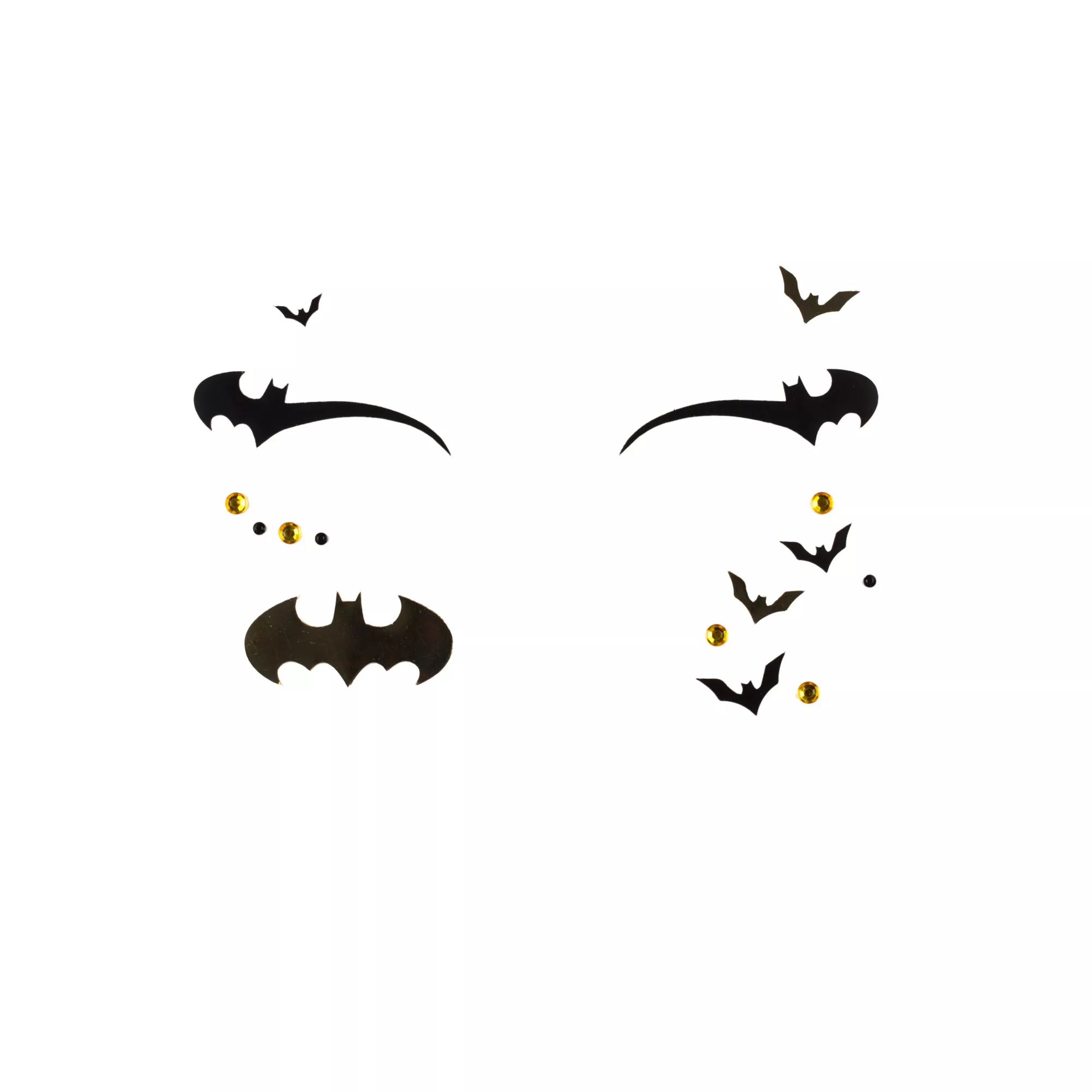 Batman Gold Face Decal - DC Comics at Spirit Halloween