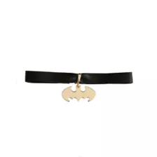 Goldtone Batman Choker - DC Comics at Spencer's