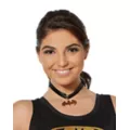 Goldtone Batman Choker - DC Comics at Spencer's
