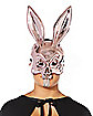 Metallic Pink Bunny Half Mask