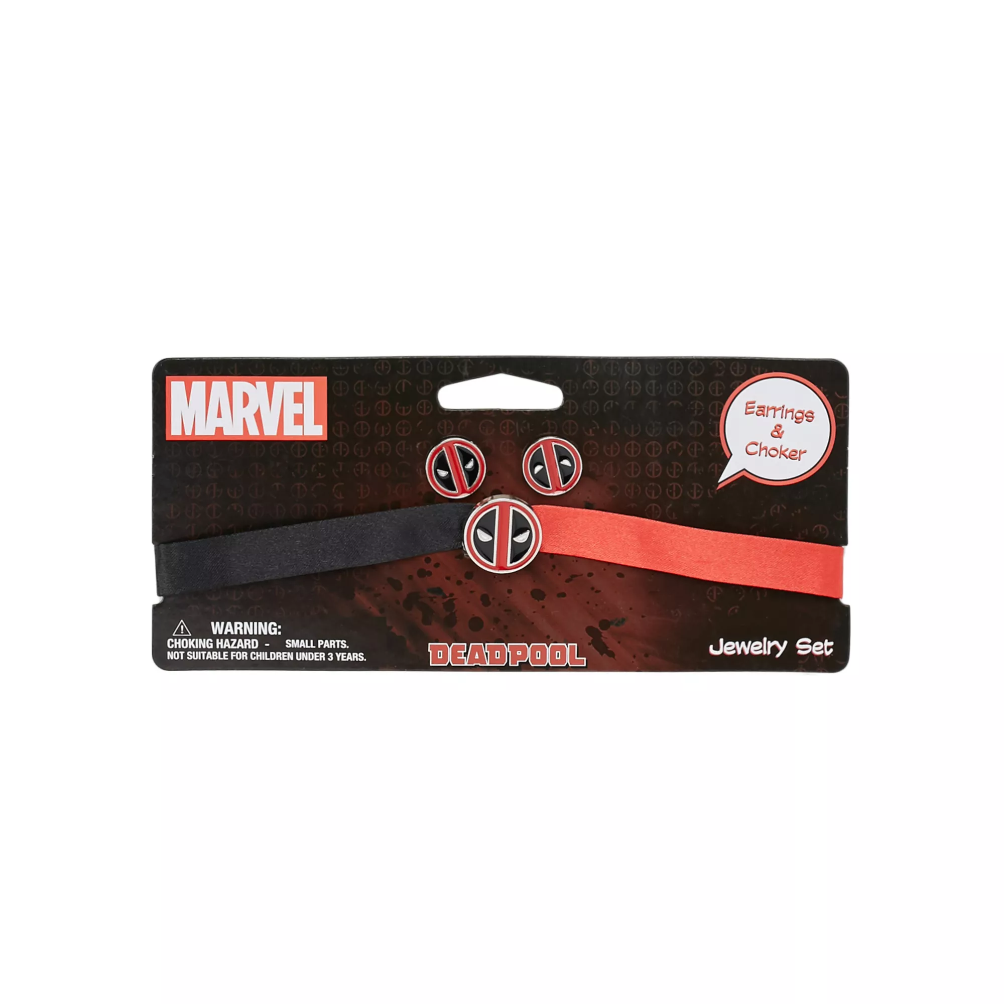 Deadpool Earring and Choker Set - Marvel at Spirit Halloween