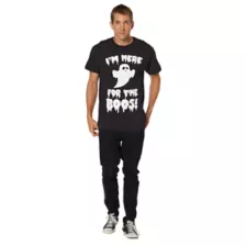 Adult Here For the Boos T Shirt at Spirit Halloween
