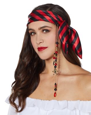 Pirate Costume Hat & Headscarf Kit