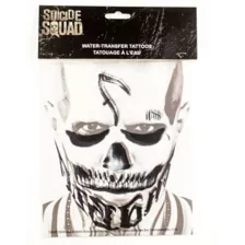 Diablo Face Tattoo - Suicide Squad at Spirit Halloween
