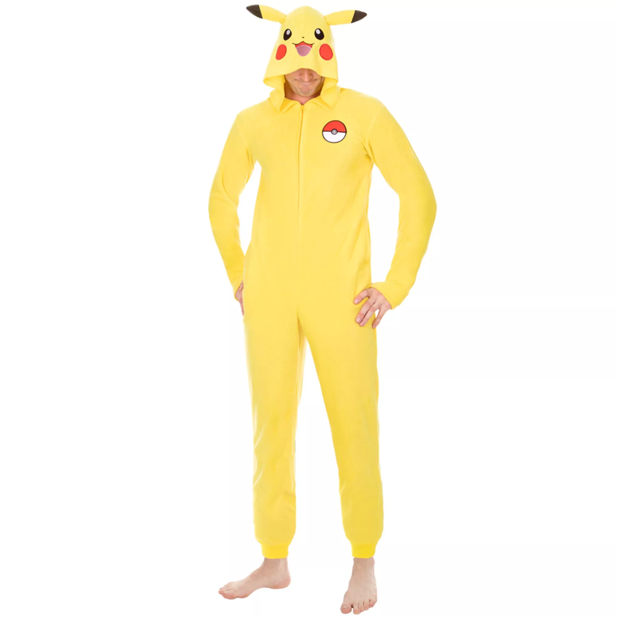 Adult Pikachu Jumpsuit - Pokémon at Spencer's
