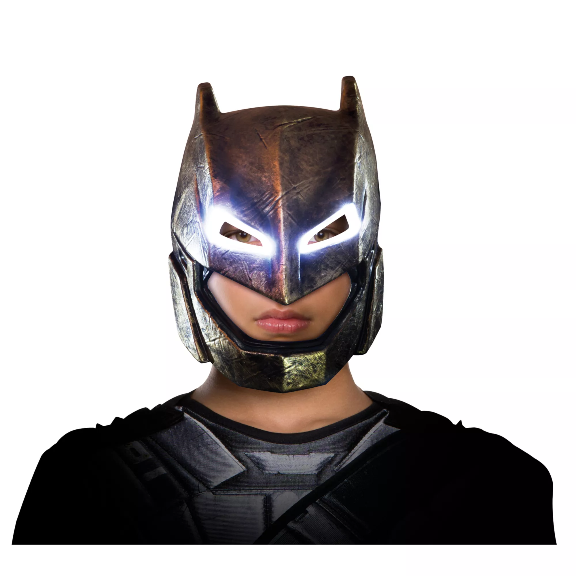 Batman Light-Up Armored Half Mask - DC Comics at Spirit Halloween