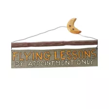 Flying Lessons Sign at Spirit Halloween