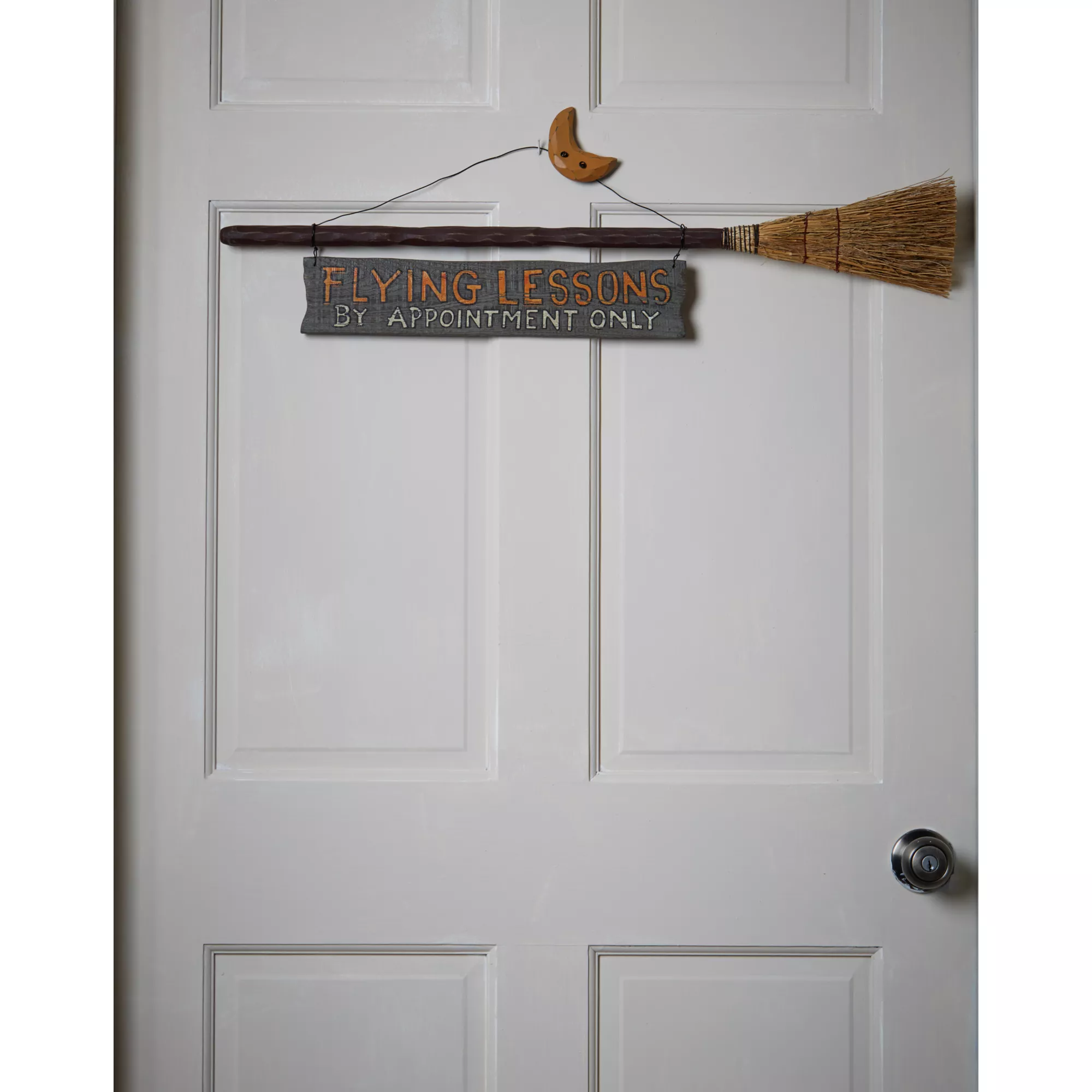 Flying Lessons Sign at Spirit Halloween