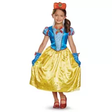 Kids Snow White Costume Deluxe - Snow White and the Seven Dwarfs at Spirit Halloween