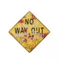 14 Inch No Way Out Sign - Decorations at Spirit Halloween
