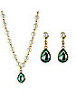 Kids Shimmer Necklace and Earring Set