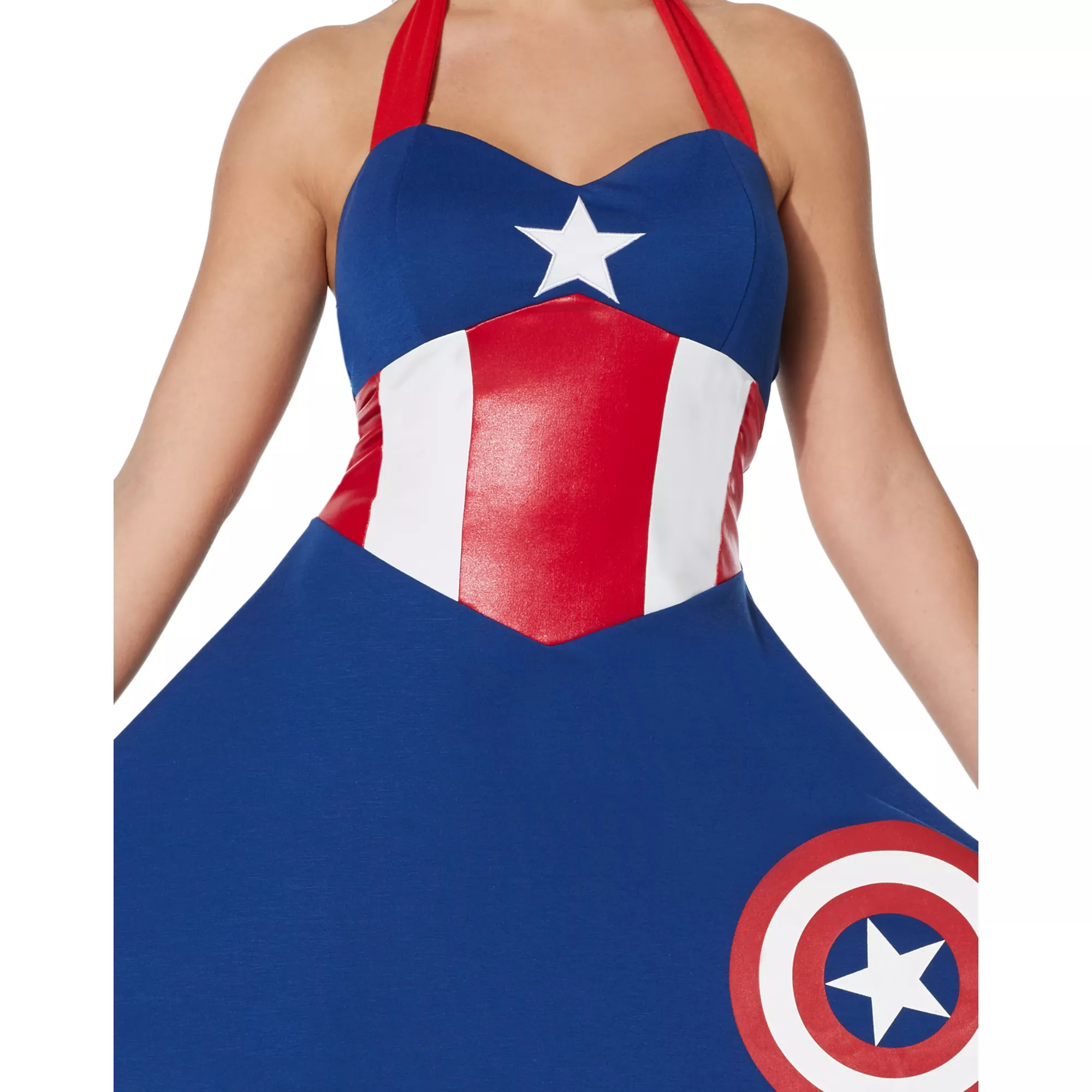 Adult HER Universe Captain America Dress - Marvel at Spirit Halloween