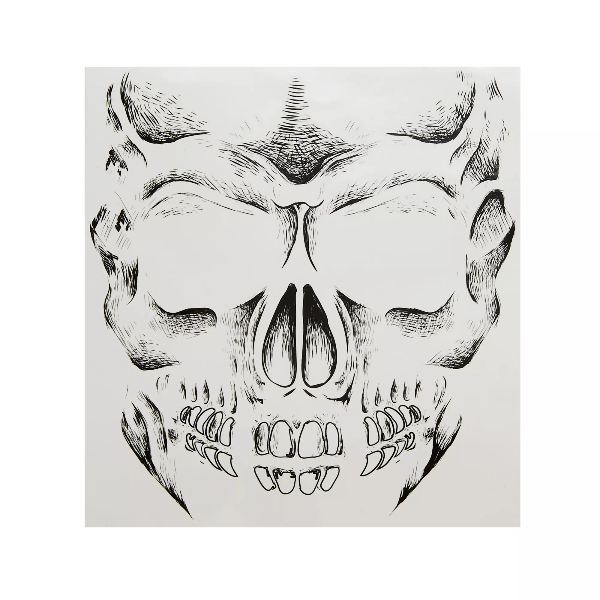 Skeleton Face Tattoo at Spirit Halloween