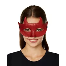 Red Devil Half Mask at Spirit Halloween