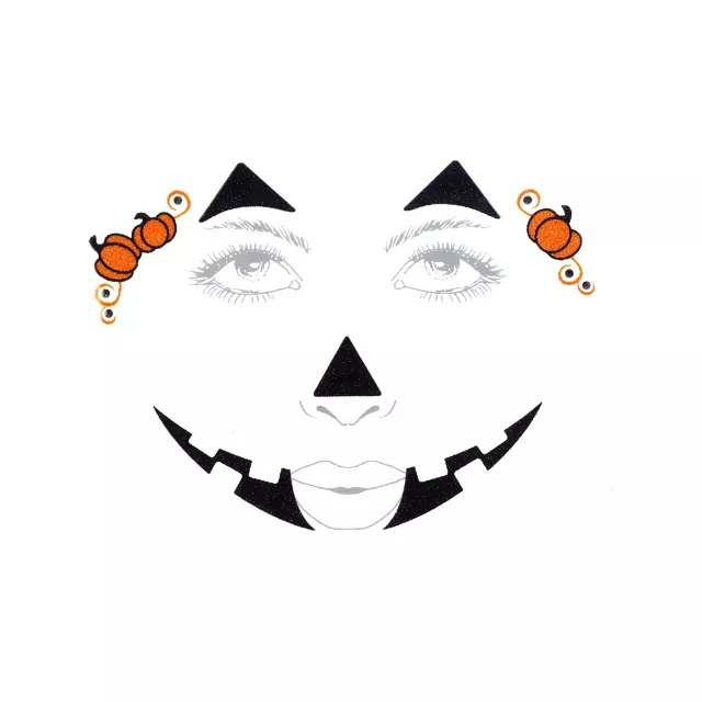 Sweet Pumpkin Face Decal at Spirit Halloween