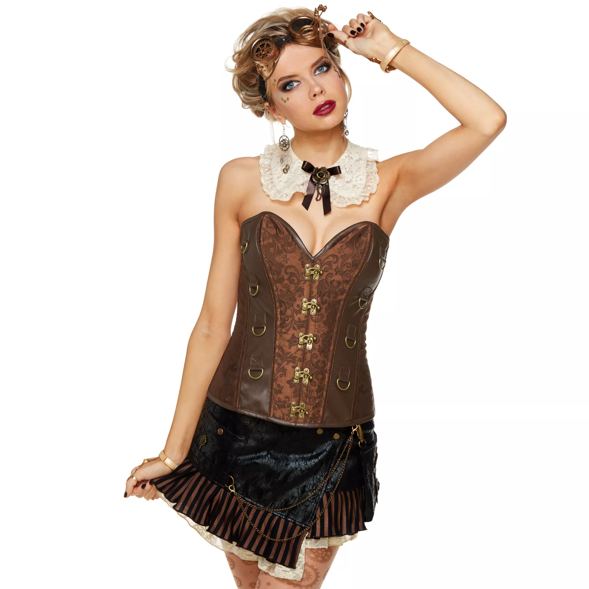 Adult Steampunk Corset at Spencer's