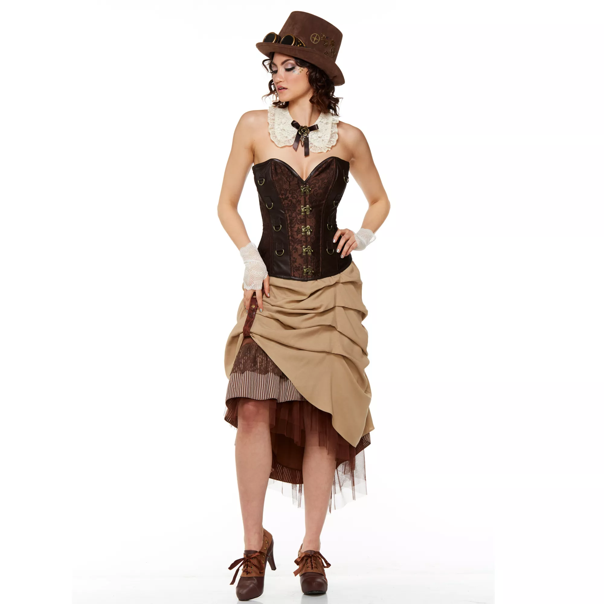 Adult Steampunk Corset at Spencer's