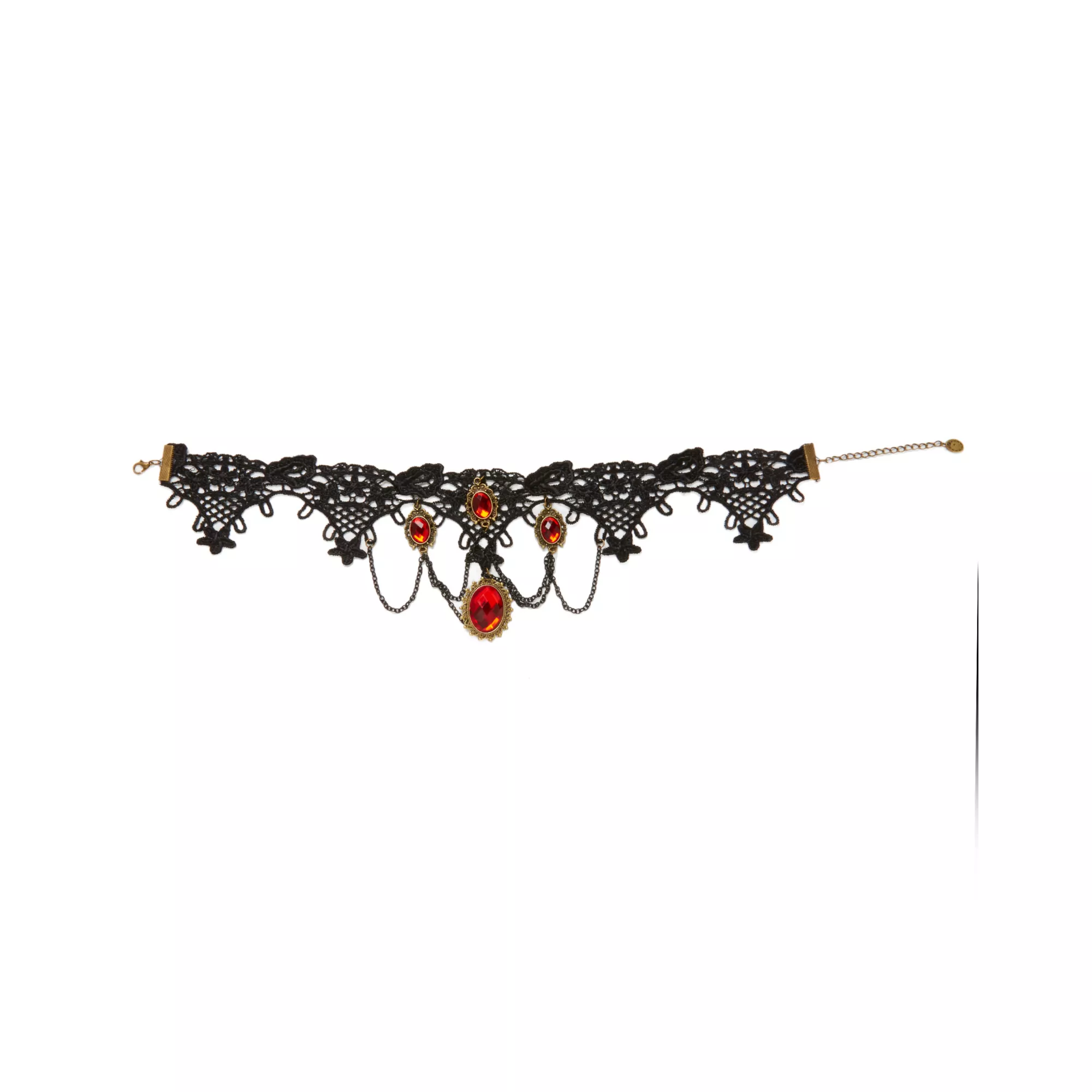 Black Lace Vampire Choker at Spirit Halloween