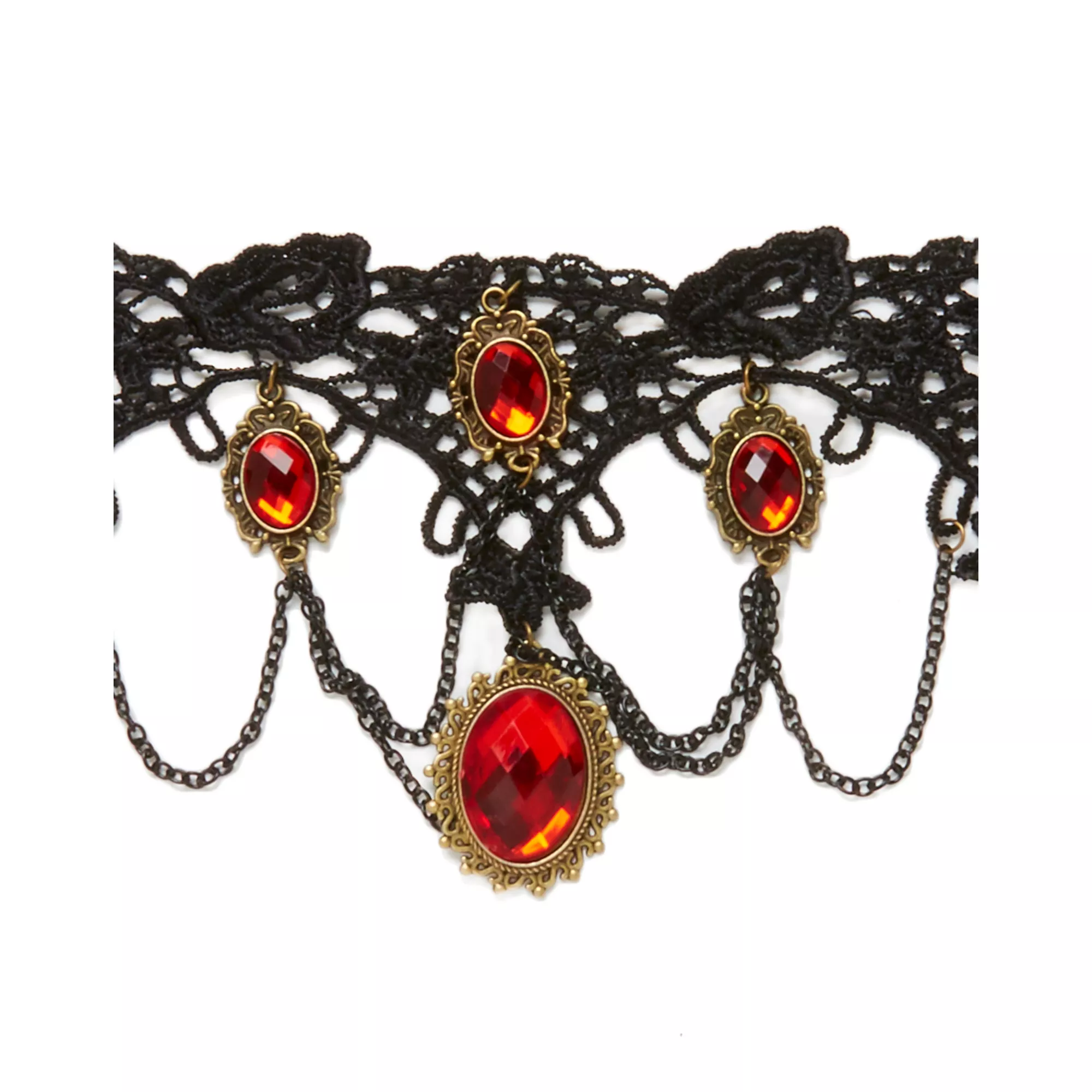 Black Lace Vampire Choker at Spirit Halloween