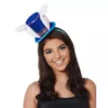 Plaid Rabbit Mini Hat Fascinator at Spencer's