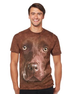 Chocolate Lab Face T Shirt - Spirithalloween.com