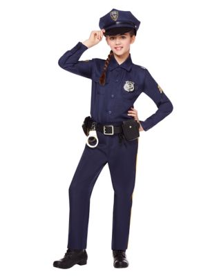 police dressing up child