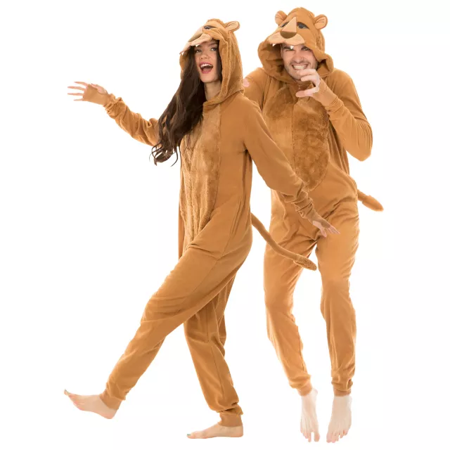 Adult Lion Jumpsuit Costume at Spirit Halloween