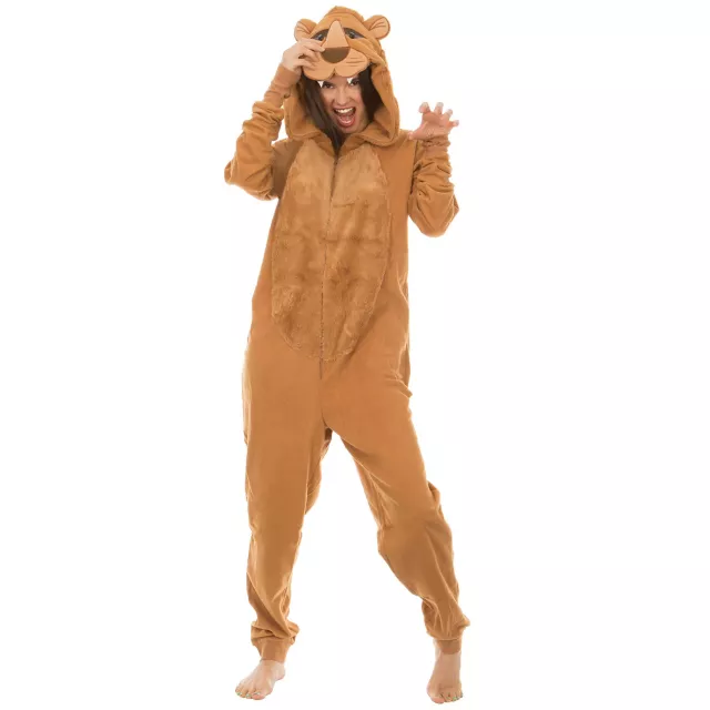 Adult Lion Jumpsuit Costume at Spirit Halloween