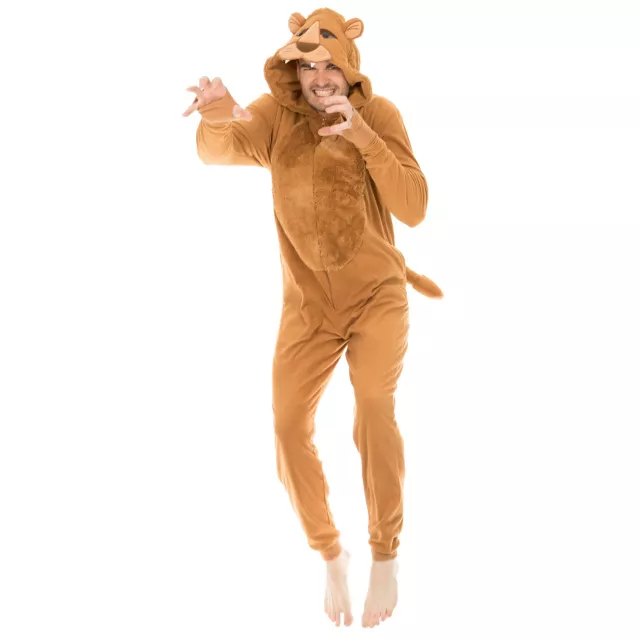 Adult Lion Jumpsuit Costume at Spirit Halloween