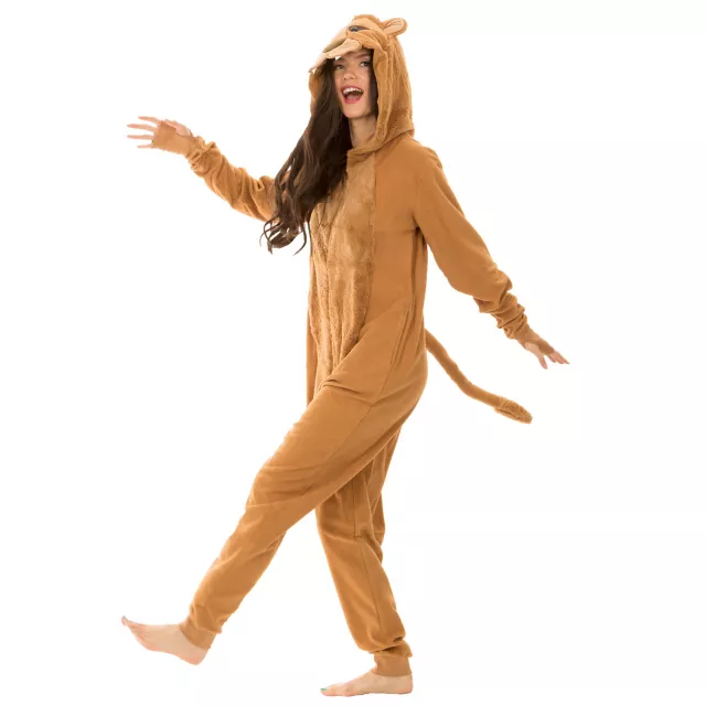 Adult Lion Jumpsuit Costume at Spirit Halloween