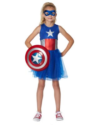 Kids Captain America Tutu Dress - Marvel - Spirithalloween.com - 465 x 581 jpeg 19kB