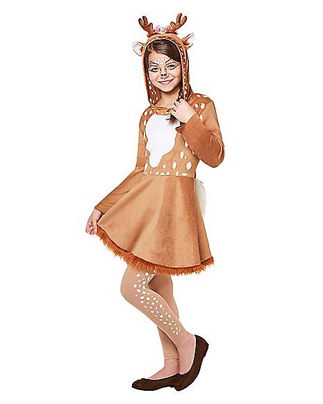 Deer Costumes For Girls Christmas Dress For Kids Halloween Costumes Reindeer Tul 
