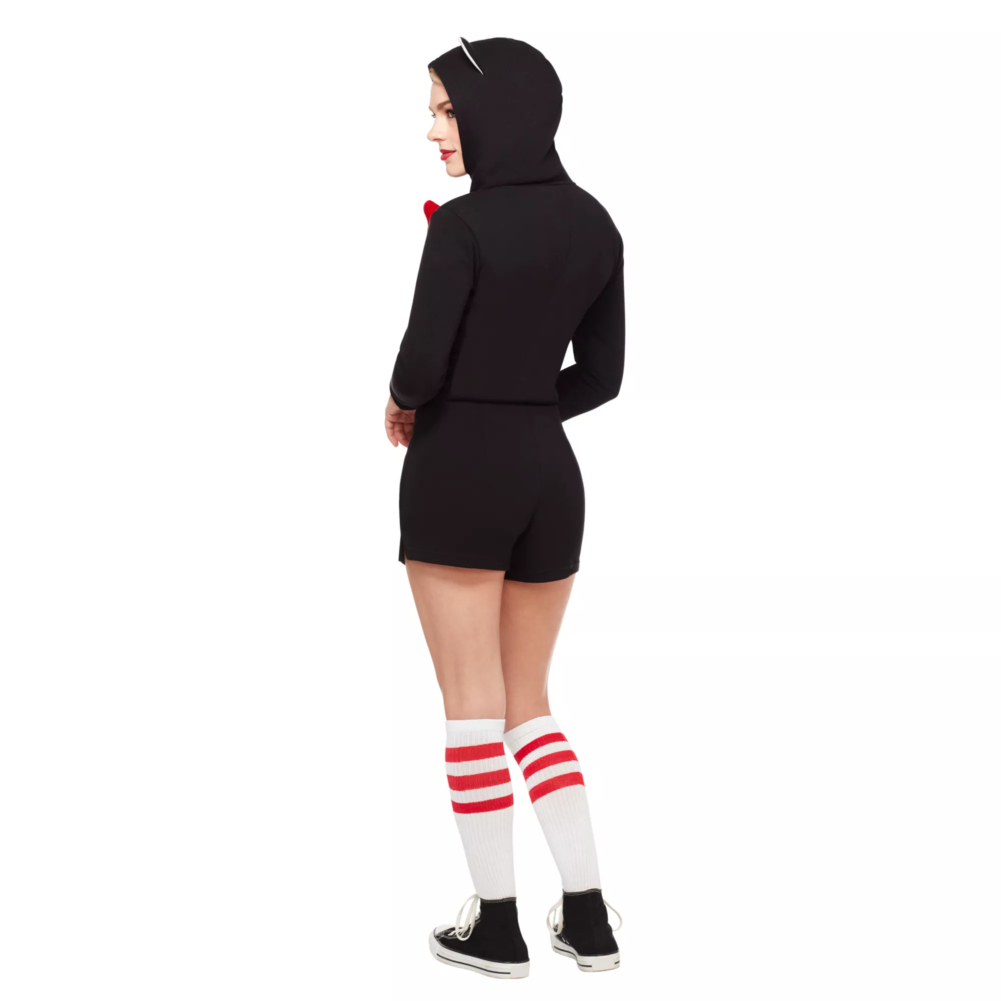 Adult Cat In The Hat Romper - Dr. Seuss at Spirit Halloween