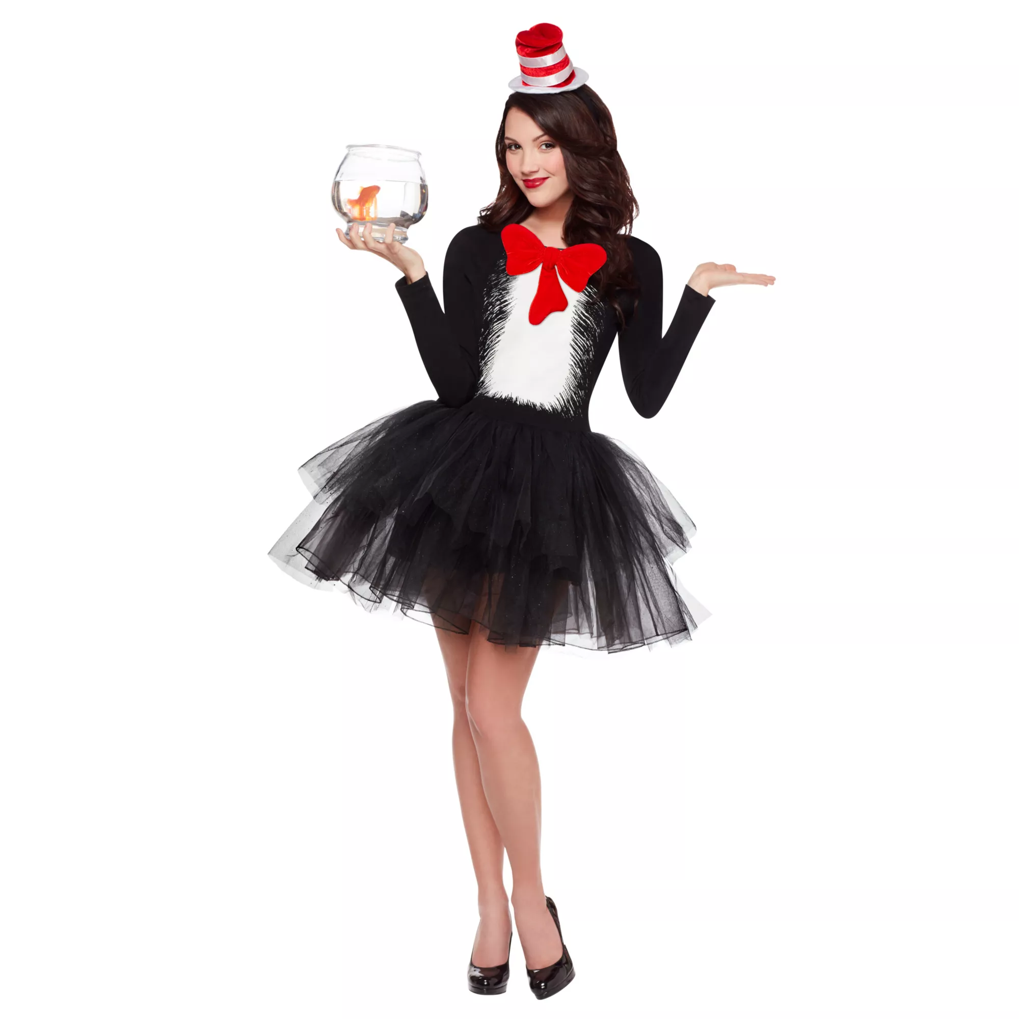 Adult Cat in the Hat Tutu Dress - Dr. Seuss at Spirit Halloween